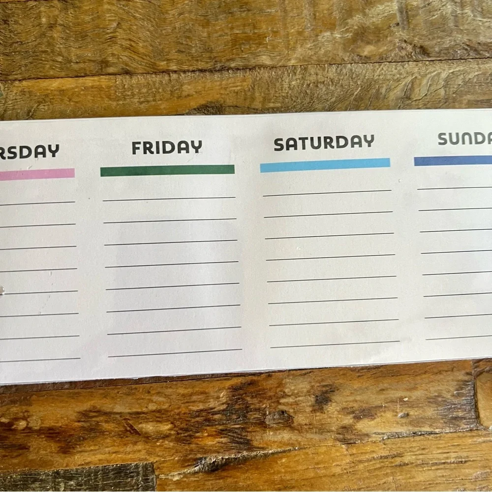 Ban.do Week to Week Desk Notepad